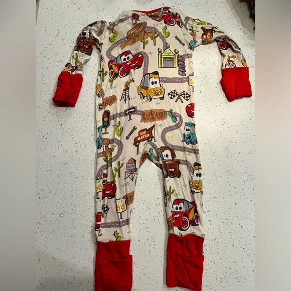 Little Sleepies Disney Cars 0-3 Months Zippy - Picture 5 of 6